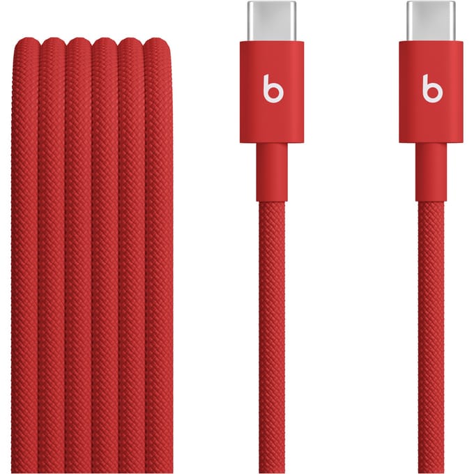 Apple Beats USB-C to USB-C Woven Cable (1.5 m / 5 ft) - Rapid Red