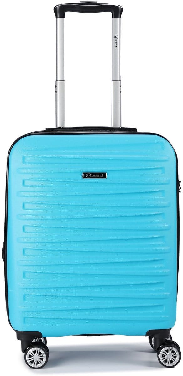 Benzi Leon Handbagage Trolley 55 cm - Exp - 35/39 liter - Turquoise