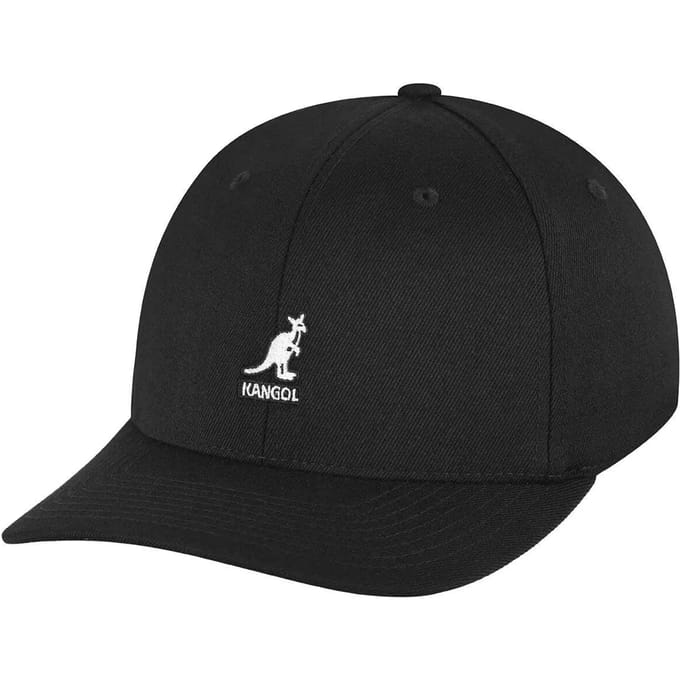 Kangol 8650bc Zwarte Flex Fit Wollen Pet 8650BC BLACK (S) black