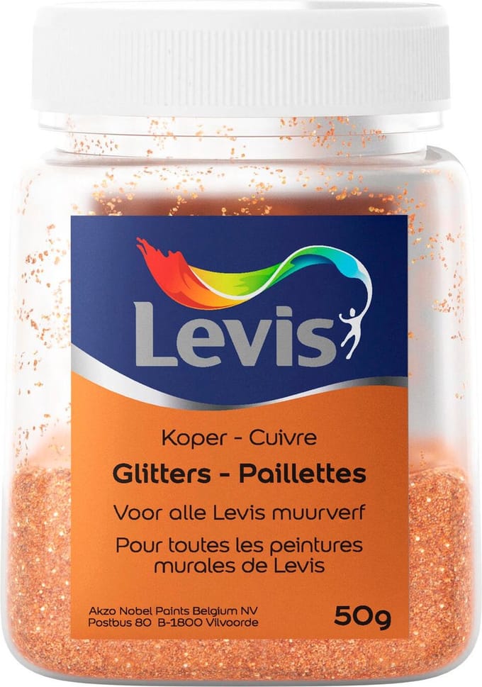 Levis - Glitters - Koper - 50 G
