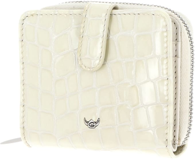 Golden Head Leren portemonnee Cayenne RFID Protect Minibörse mit Riegel 1006 Creme crème