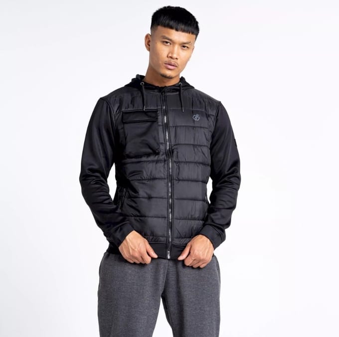 Dare2B Heren Look Sharp Hybrid Jas Black Maat M