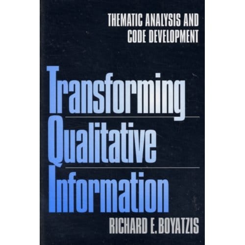 Transforming Qualitative Information - Richard E. Boyatzis
