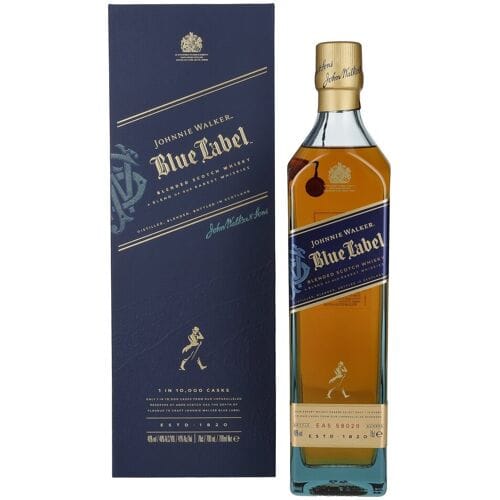 Johnnie Walker Blue Label Blended Scotch Whisky 40% Vol. 0,7l in geschenkverpakking