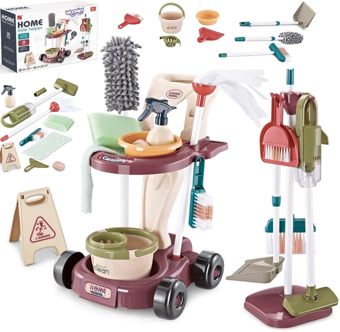 Woopie Xxl Reinigingsset 3-in-1 Trolley 26-delig.