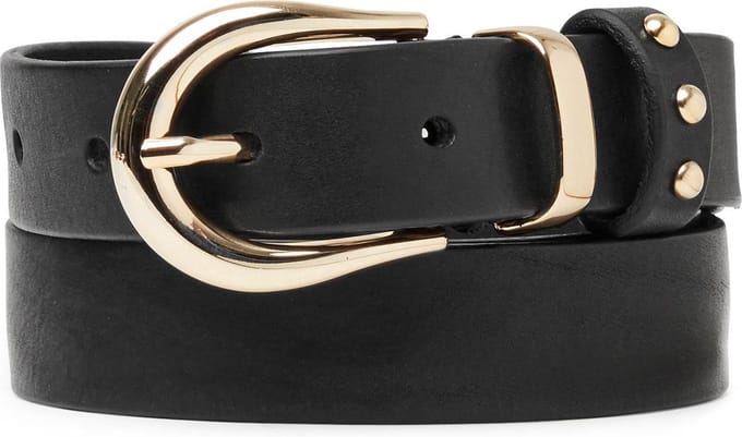 SADDLER Leren Riem Linnea Belt W85 Black Zwart