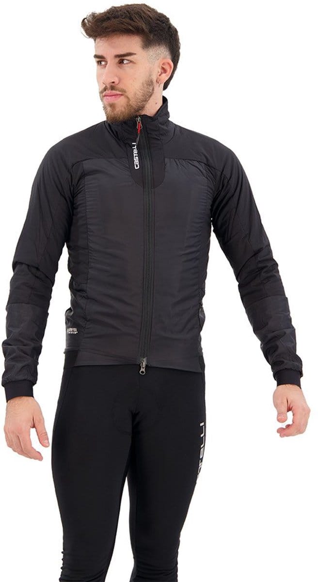 Castelli FLY THERMAL FIETSJAS LIGHT BLACK - Mannen - maat XXL