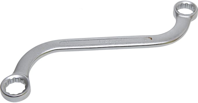 BGS S-model dubbele ringsleutel twaalfkant - 16 x 17 mm