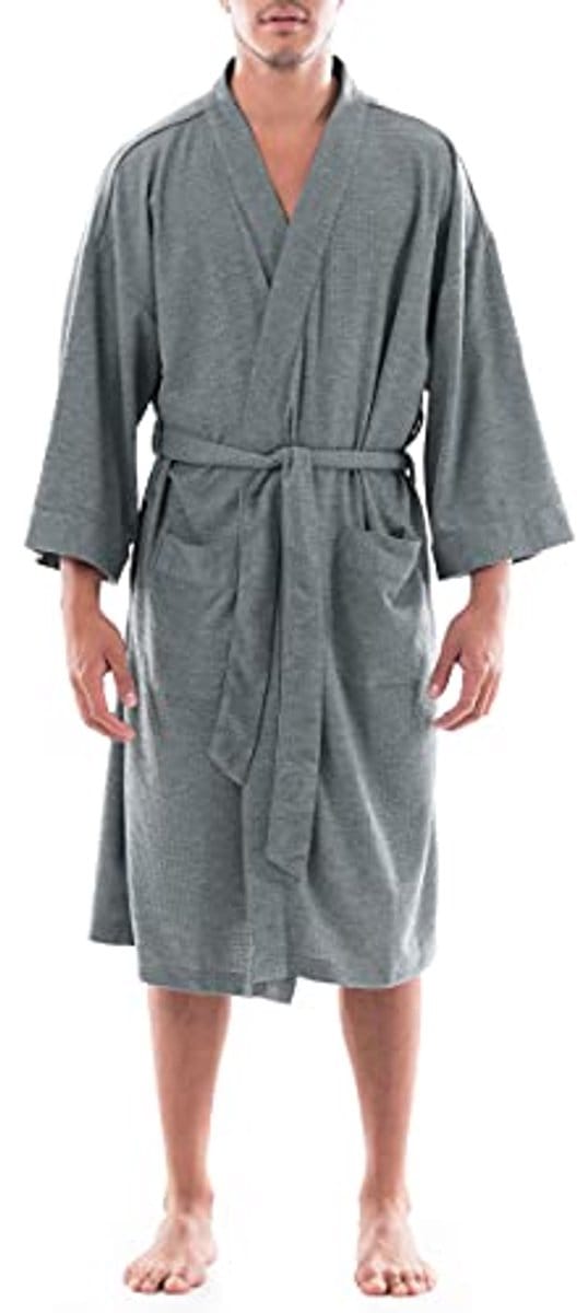 Waffle Kimono Robe Heren Badjas
