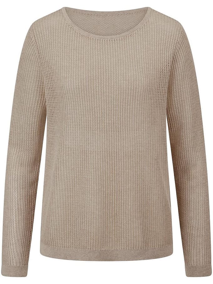 Trui een boothals Van Fadenmeister Berlin beige