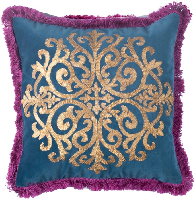 Kussen Byzantijn Blue Royale