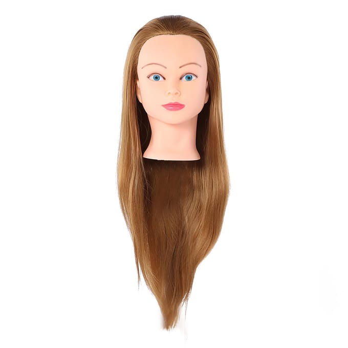 Kapsalon Styling Oefenhoofd Mannequin Kappers Oefenhoofd Pruik Oefengereedschap brown