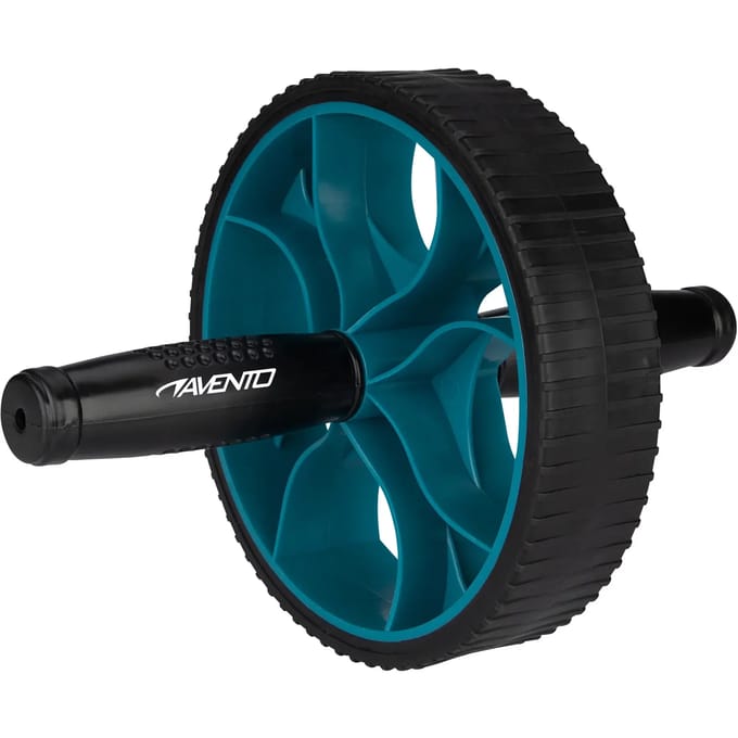 Avento Power Ab-Roller - Zwart/Blauw