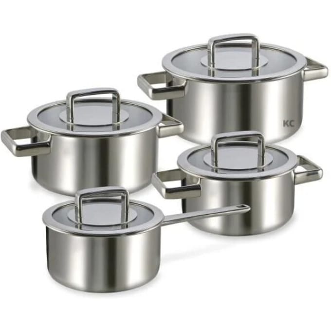 Habonne Royal Tri-Ply Kookpannenset 4 delig - RVS