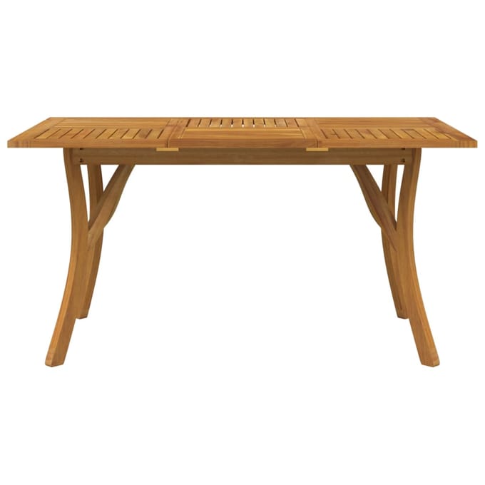 vidaXL Tuintafel 150x90x75 cm massief acaciahout