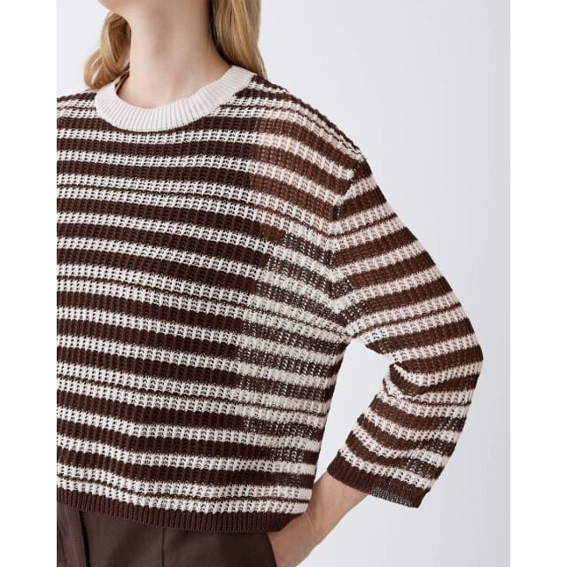 Gebreid shirt met 3/4-mouw model 'Punny'