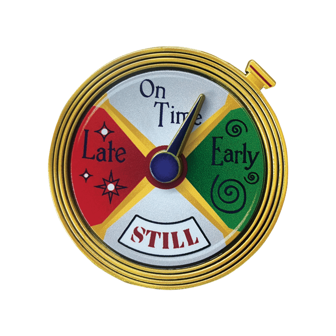Polar Express Pin Badge Conductor's Stopwatch Spinning Limited Edition