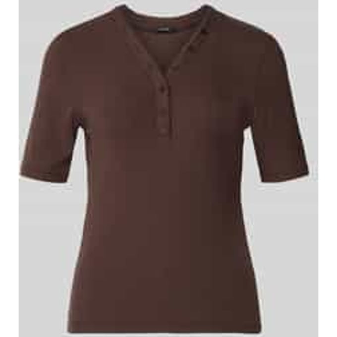 Slim Fit t-shirt van viscosemix model 'Sanez'