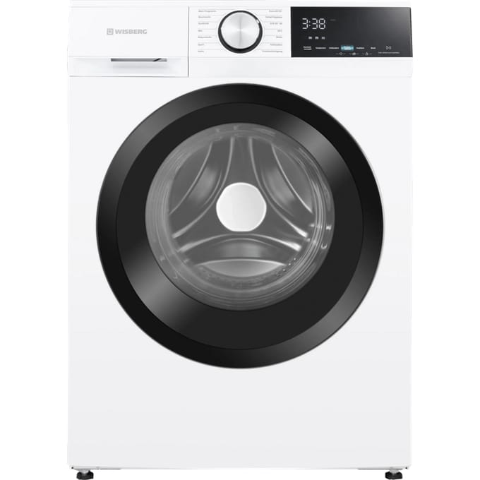 Wisberg WBWM1A3W8NB - Wasmachine - Energieklasse A-30% - 8 kg - 1400 toeren