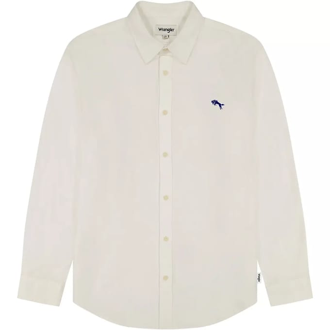 Shirt met lange mouwen Wrangler Oxford