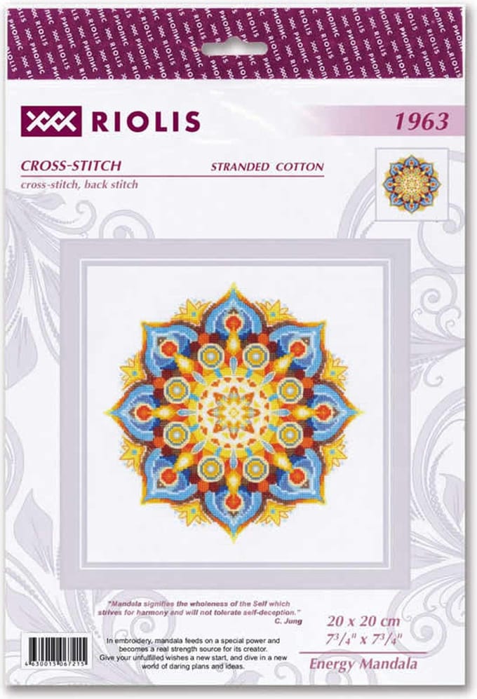 Borduurpakket Energy Mandala van Riolis 1963