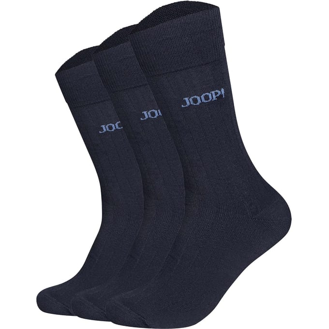 JOOP! Sokken Premium Essential Mercerised Socks 3P Set van 3