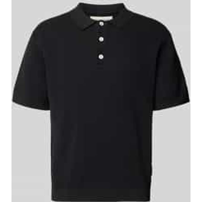regular fit poloshirt met labeldetail model 'ISAKSSON'