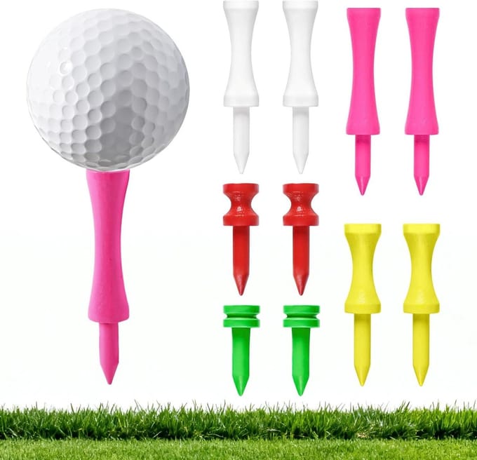 Golf Tees - Golf Praktijk Tee - Golf Oefenen - Onbreekbaar Plastic - 120 Stuks - Gemengde Kleuren