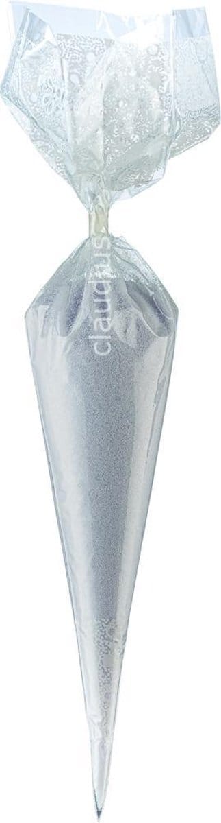 Scrubzout Lavendel - 300 gram in puntzak wit- set van 6 stuks - Hydraterende Lichaamsscrub