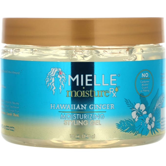 Mielle, Moisture RX, Moisturizing Styling Gel, Hawaiian Ginger, 340 g (12 oz) brown