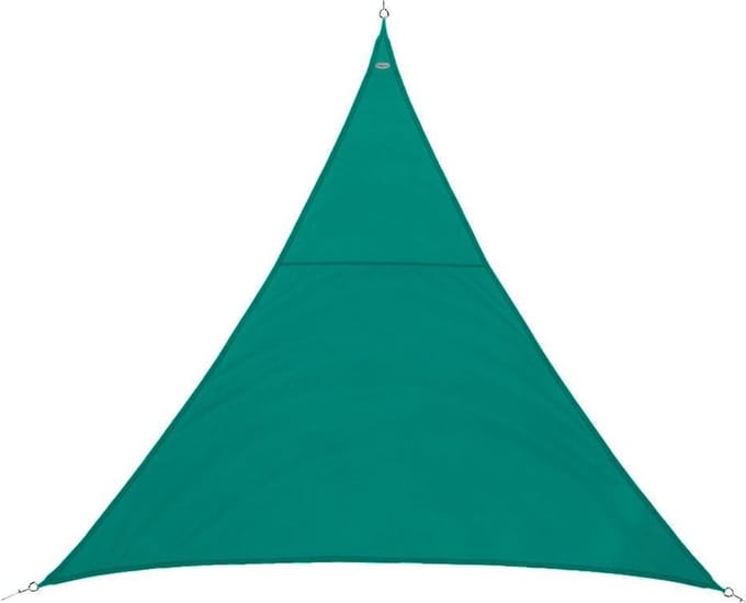 Driehoekig waterafstotend schaduwdoek 4x4m CURACAO