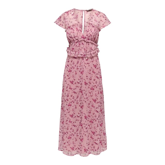 Maxi-jurk met volant voor dames Only Valda
