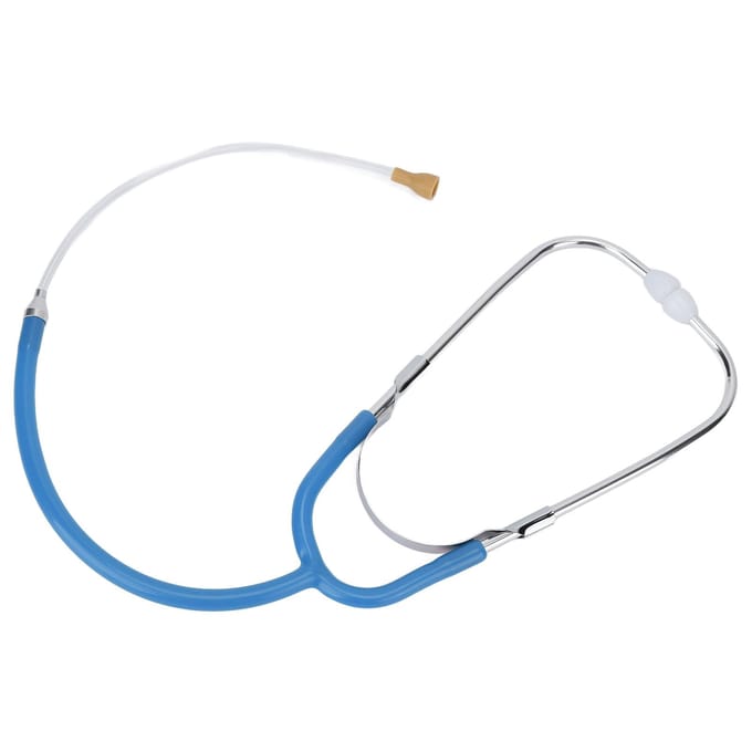 Luister Stethoscoop Volume Geluidsdetectie Binauraal Metalen oortelefoons Stethoscoop Lichtgewicht lichtblauwe kleur