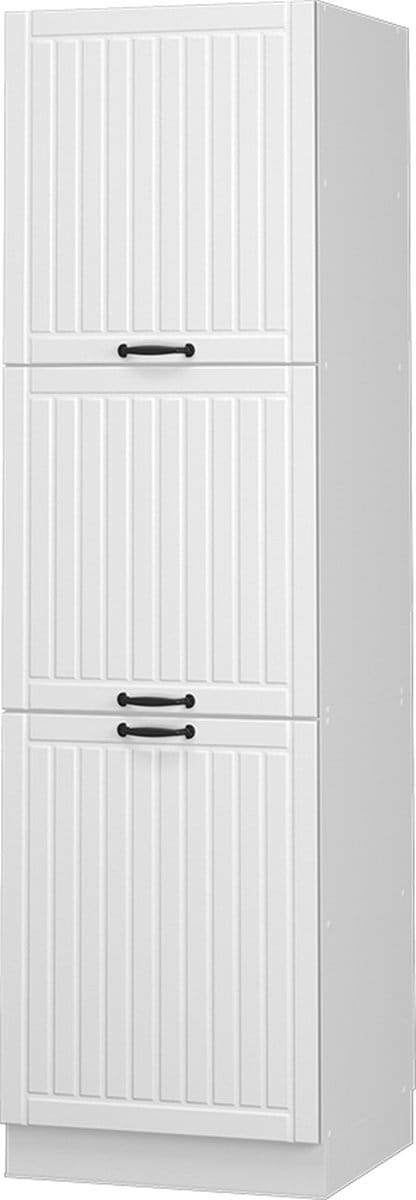 Vicco Hoge kast Fame-Line, Wit landelijk/Wit, 60 cm