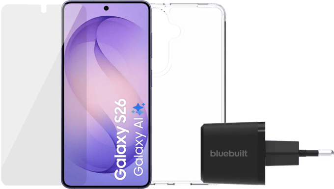 Samsung Galaxy S26 512GB Donkerblauw 5G + Compleet Accessoirepakket