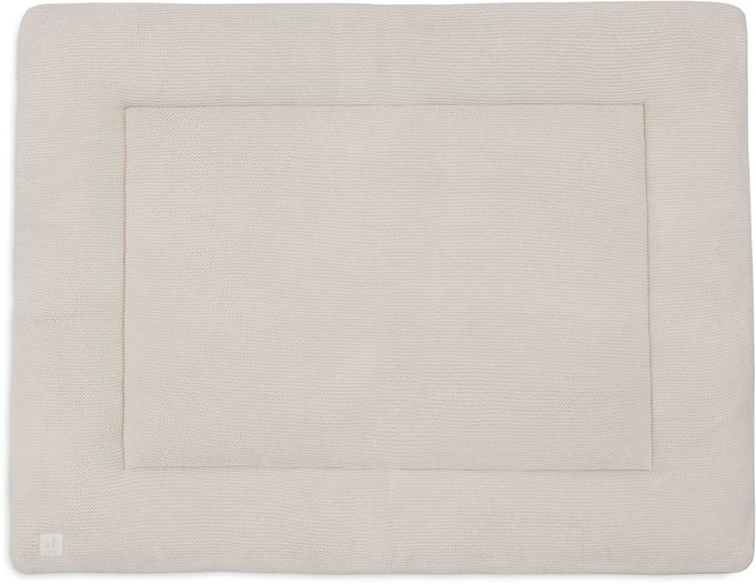 Jollein Boxkleed Baby - 75x95cm - Basic Knit - Polyester - Oatmeal
