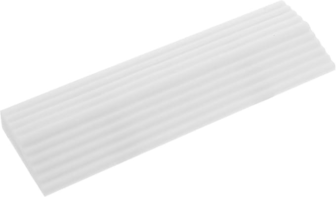 Drempelhelling Mat - Toegang Oprit - Robotstofzuiger Hulp - Antislip Rubber - 17 x 5 cm - Wit