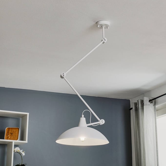 Aldex MELOS Plafond Lamp Wit Metaal - Verstelbaar
