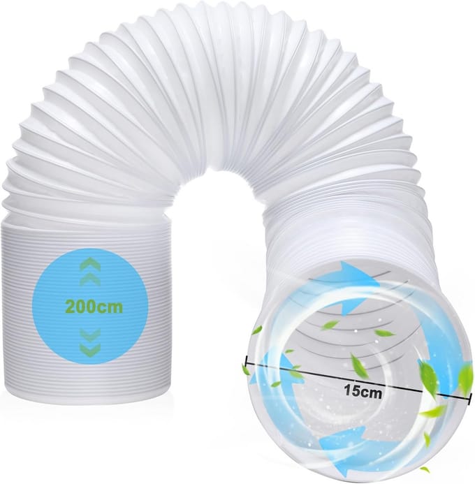 Flexibele afvoerbuis voor mobiele airconditioning - 2 meter luchtafvoer