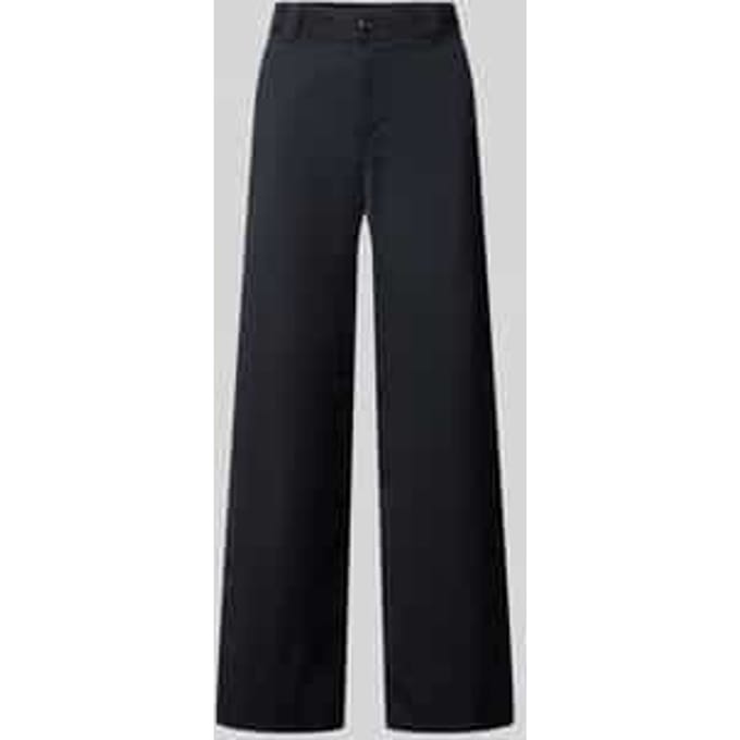 loose straight fit broek met steekzakken