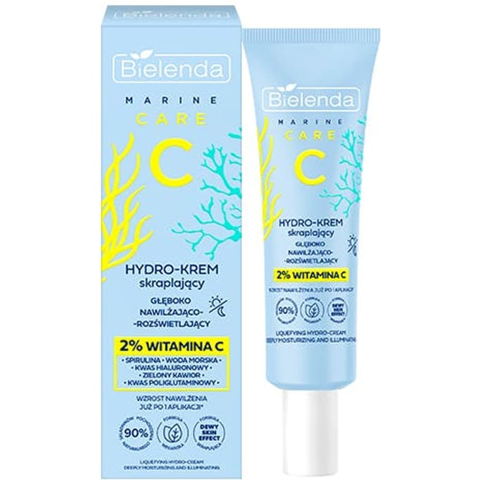 Bielenda C Marine Care Hydro-Cream Liquefier Deeply Moisturizing And Brightening 50 ml