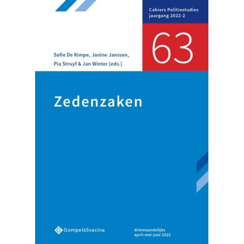 Zedenzaken - Cahiers Politiestudies