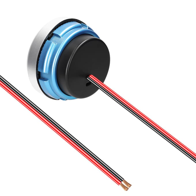 Digitale voltmeter met knipperend alarm Auto voltdetector 9-35V volttester spanningsmonitor voor auto's veelkleurig