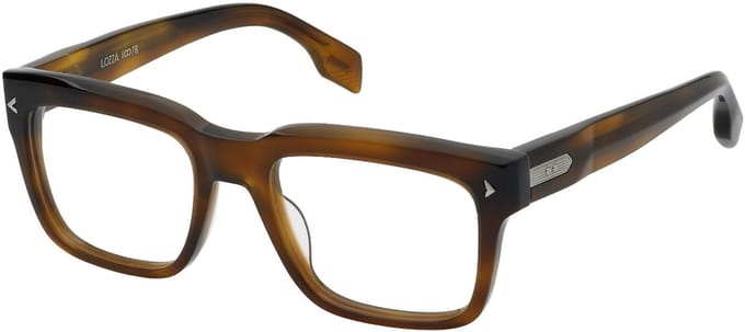 Lozza VL4356M Avana media lucida 55/20/150 MAN Brilmonturen