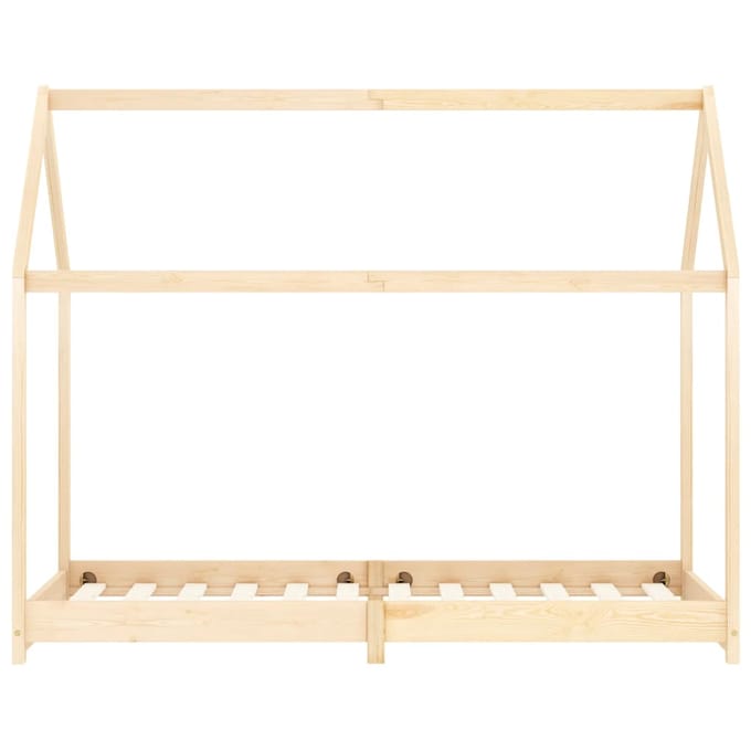 vidaXL - Kinderbedframe - massief - grenenhout - 90x200 - cm