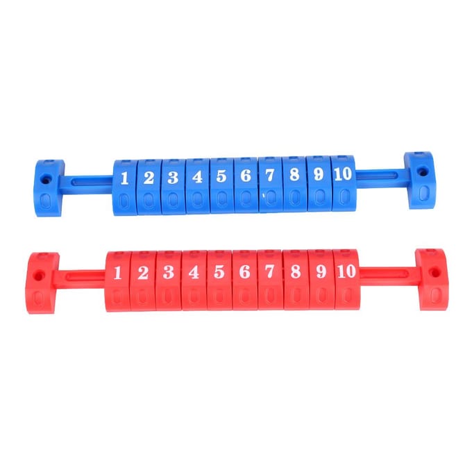 2-delige set Tafelvoetbal 10 Cijfers Scoren Score Teller Indicator Black&Black blue