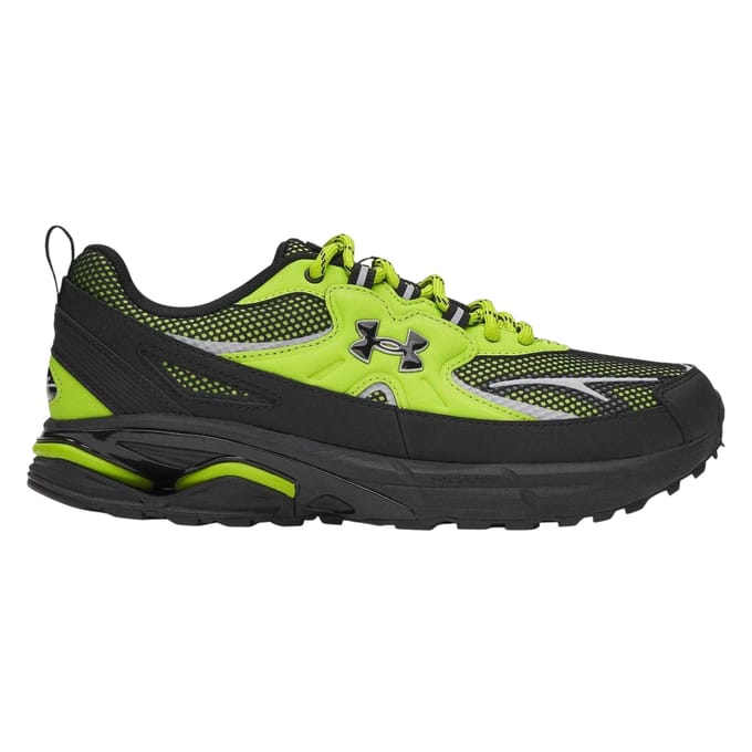 Under Armour Dames Apparition Tech Logo Leren Sneakers (Groen)