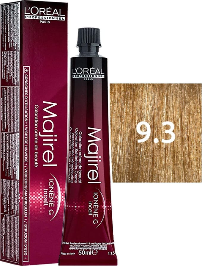 L’Oréal Professionnel Majirel 9.3 Zeer licht goudblond 50ml