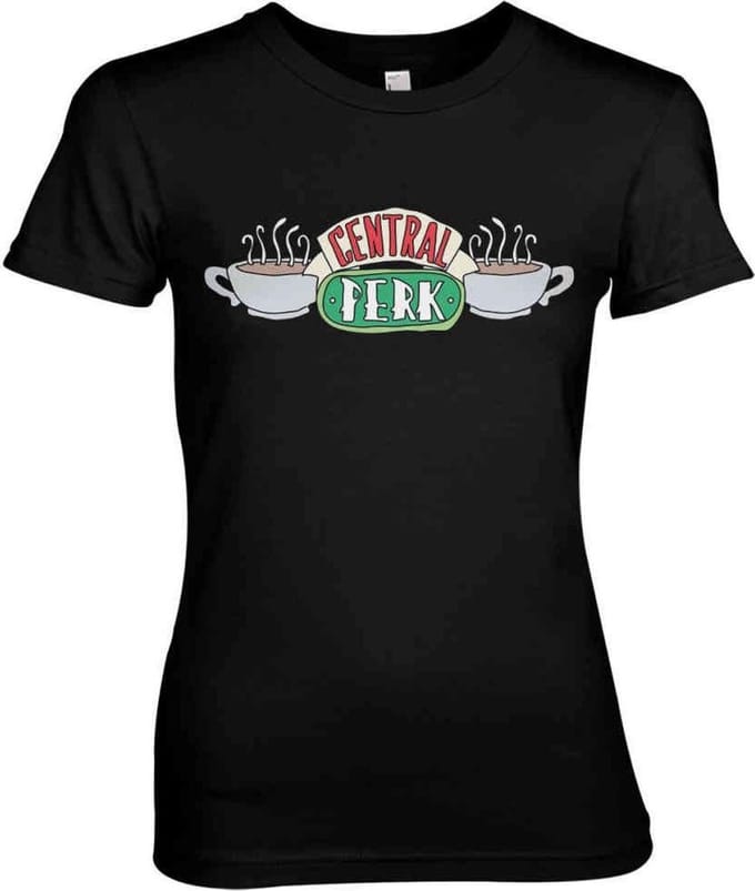 Friends Dames Tshirt -S- Central Perk Zwart