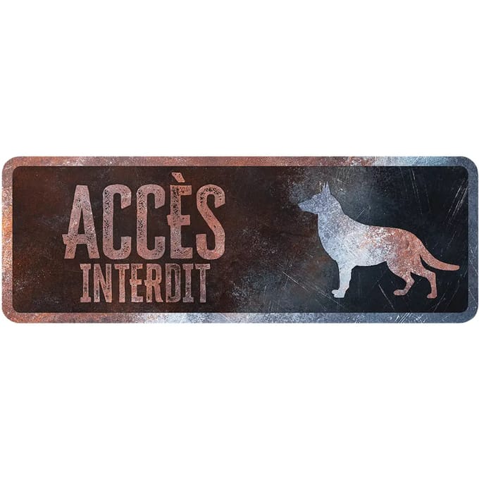 Duitse herder waarschuwingsbord D&D Home